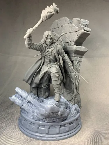 3D фигурка Арагорна (Aragorn) в образе Следопыта из Властелина Колец, ручная покраска