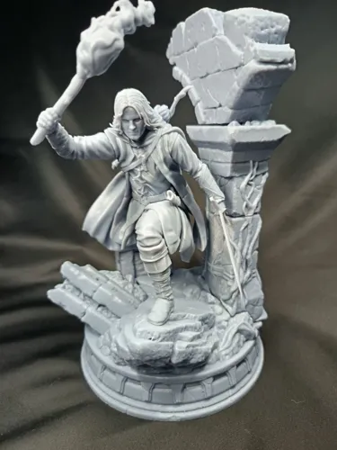 3D фигурка Арагорна (Aragorn) в образе Следопыта из Властелина Колец, ручная покраска