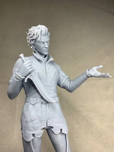 3D фигурка вампира Астариона (Astarion) из Baldur's Gate 3, ручная покраска миниатюры