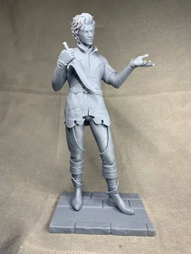 3D фигурка вампира Астариона (Astarion) из Baldur's Gate 3, ручная покраска миниатюры