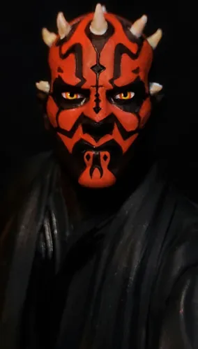 3D статуэтка ситха Дарта Мола (Darth Maul) из Звездных Войн, фотополимерная печать и роспись