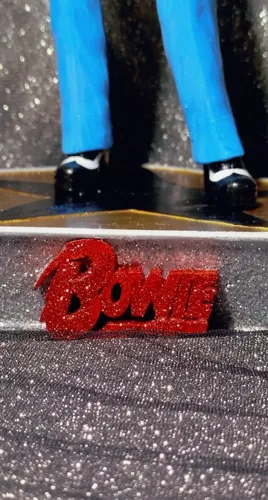 Кастомная 3D фигурка Дэвида Боуи (David Bowie) в образе Зигги Стардаста, ручная покраска