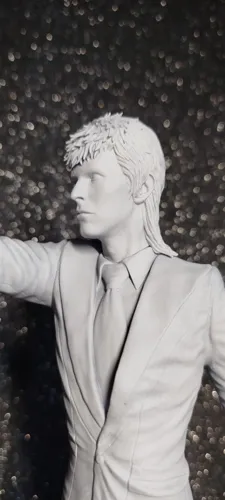 Кастомная 3D фигурка Дэвида Боуи (David Bowie) в образе Зигги Стардаста, ручная покраска