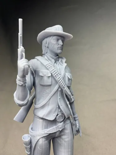 Коллекционная 3D фигурка Джона Марстона (John Marston) из игры RDR2, ручная роспись