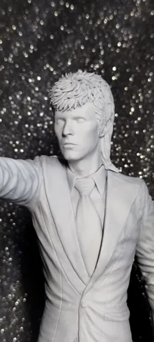 Кастомная 3D фигурка Дэвида Боуи (David Bowie) в образе Зигги Стардаста, ручная покраска