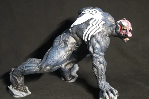 Кастомная 3D статуэтка Венома (Venom) из комиксов Marvel, ручная покраска и лакировка