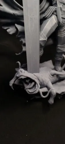 Детализированная 3D фигурка Гатса (Guts) из аниме Берсерк (Berserk), профессиональная ручная покраска