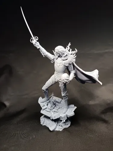 Кастомная 3D фигурка Гриффита (Griffith) в доспехах Банды Ястреба из аниме Берсерк, ручная покраска