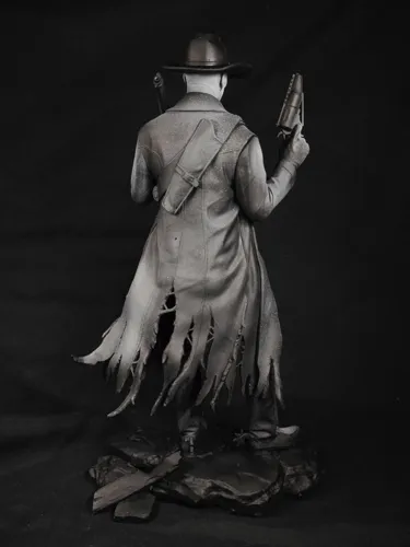 3D фигурка Гуля (The Ghoul) из вселенной Fallout (Фоллаут), ручная роспись деталей