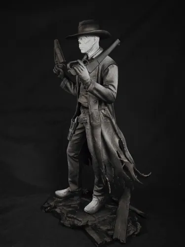 3D фигурка Гуля (The Ghoul) из вселенной Fallout (Фоллаут), ручная роспись деталей