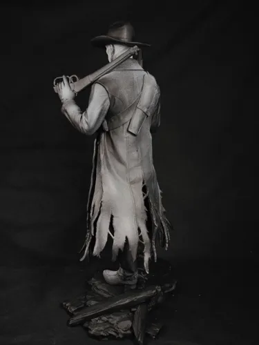 3D фигурка Гуля (The Ghoul) из вселенной Fallout (Фоллаут), ручная роспись деталей