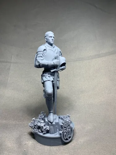 3D фигурка Индржиха (Henry of Skalitz) из игры Kingdom Come: Deliverance, ручная роспись доспехов