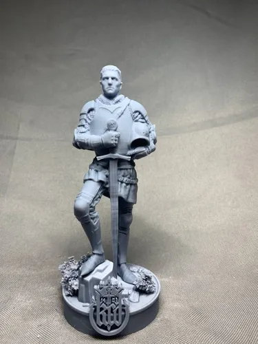 3D фигурка Индржиха (Henry of Skalitz) из игры Kingdom Come: Deliverance, ручная роспись доспехов