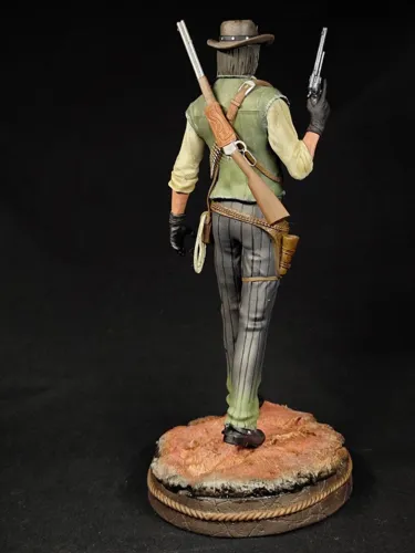 Коллекционная 3D фигурка Джона Марстона (John Marston) из игры RDR2, ручная роспись