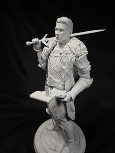 3D фигурка храмовника Каллена Резерфорда (Cullen Rutherford) из Dragon Age, ручная роспись