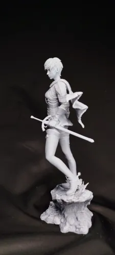 3D статуэтка Каски (Casca) из аниме Берсерк (Berserk), напечатанная на 3D принтере и покрашенная