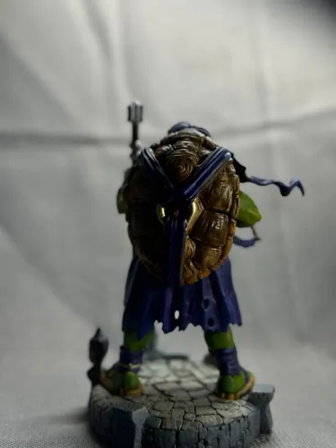 3D фигурка Леонардо (Leonardo) с катанами из Черепашек-ниндзя, ручная покраска