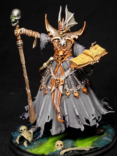Детализированная 3D фигурка Лича (Lich) из Герои Меча и Магии 5 (HOMM5), фотополимерная печать