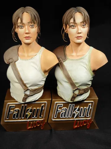 Кастомная 3D фигурка Люси (Lucy) из сериала Fallout (Фоллаут), ручная работа и покраска