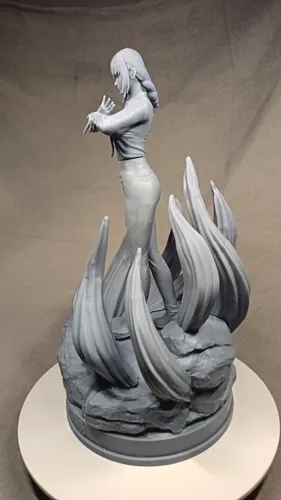 3D фигурка Макимы (Makima) из аниме Человек-бензопила (Chainsaw Man), ручная покраска