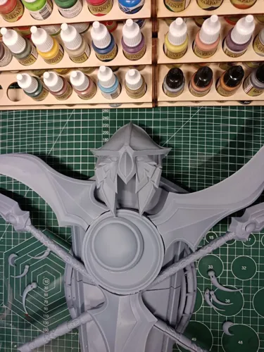 Настенный герб ночных эльфов Калдорай (Kaldorei Crest) из World of Warcraft, 3D печать и покраска