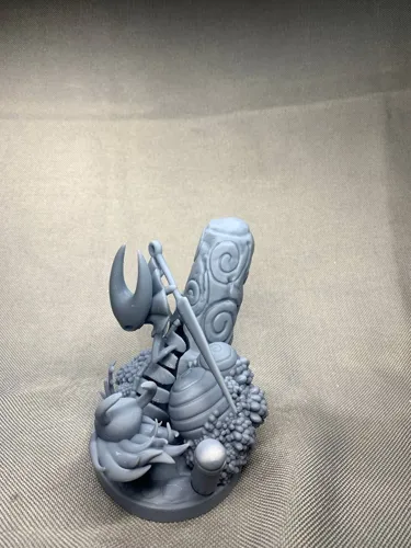 Детализированная 3D диорама по игре Hollow Knight (Полый рыцарь), фотополимерная печать и ручная покраска