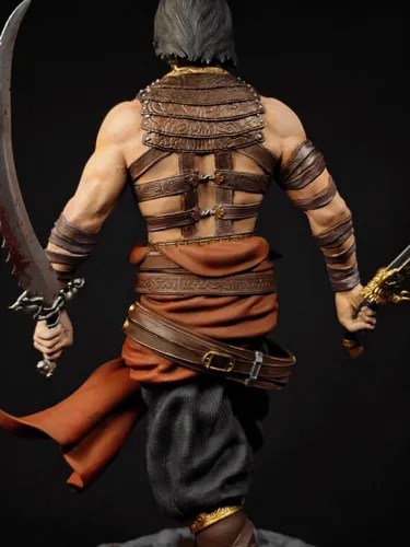 3D статуэтка Принца Персии (Prince of Persia: Warrior Within), ручная покраска и грунтовка