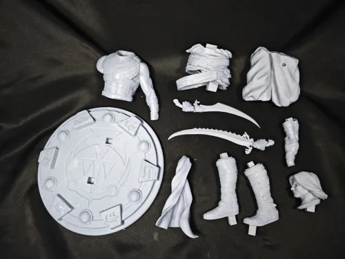 3D статуэтка Принца Персии (Prince of Persia: Warrior Within), ручная покраска и грунтовка