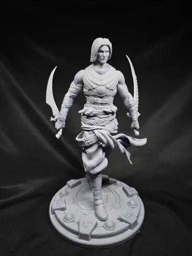 3D статуэтка Принца Персии (Prince of Persia: Warrior Within), ручная покраска и грунтовка