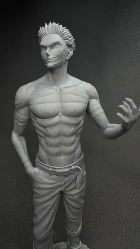 3D фигурка Рёмэна Сукуны (Ryomen Sukuna) из аниме Магическая битва, ручная покраска