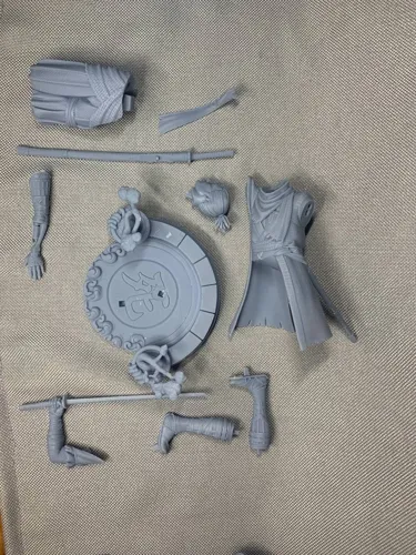 3D фигурка Секиро (Волка) из Sekiro: Shadows Die Twice с протезом, ручная покраска