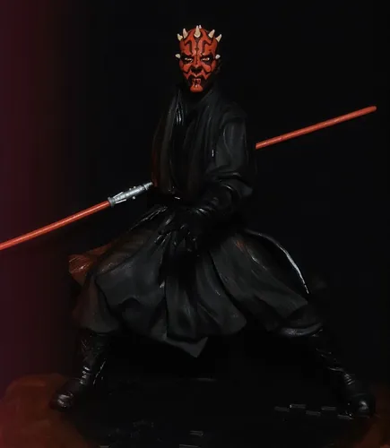 3D статуэтка ситха Дарта Мола (Darth Maul) из Звездных Войн, фотополимерная печать и роспись