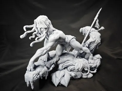 3D фигурка Тарзана (Tarzan) из мультфильма Disney, напечатанная и покрашенная вручную