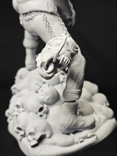 астомная 3D фигурка Эдди (Eddie the Head) — талисмана группы Iron Maiden, ручная покраска