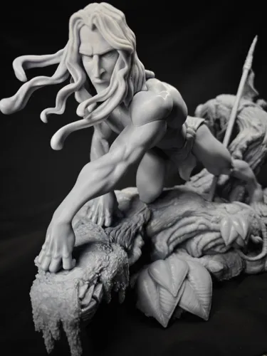 3D фигурка Тарзана (Tarzan) из мультфильма Disney, напечатанная и покрашенная вручную