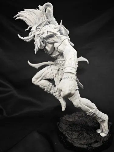 3D фигурка Вол'джина (Vol'jin) из World of Warcraft (WoW), детализированная ручная покраска