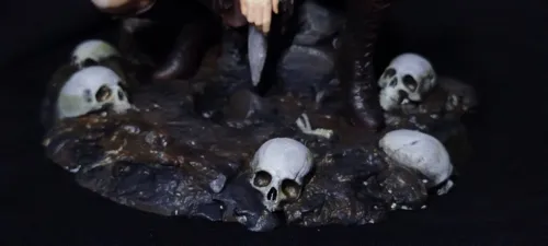 3D статуэтка Зены — королевы воинов (Xena), ручная покраска и детализация доспехов