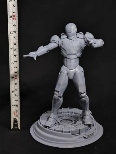 Кастомная 3D статуэтка Тони Старка (Tony Stark) в костюме Железного Человека (Iron Man), ручная работа