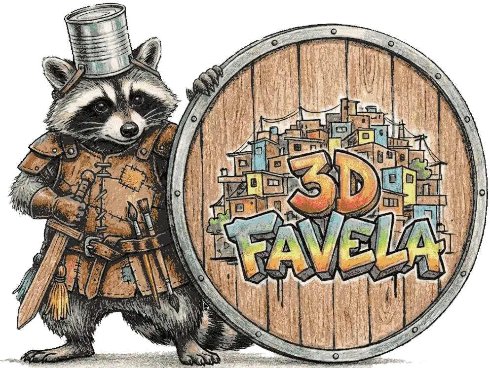 логотип 3д фавела